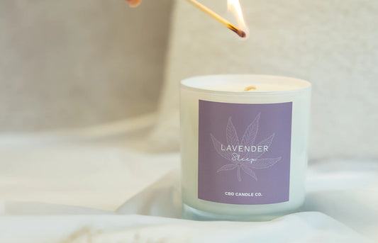 How Lavender CBD Candles Can Help You Sleep Better
