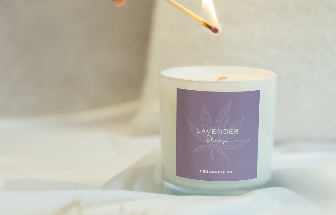 Lavender CBD Candle