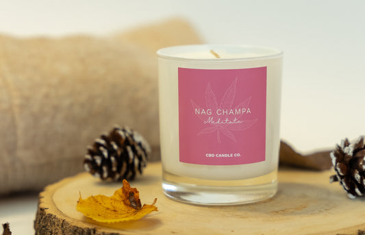 The Tranquil World of Nag Champa CBD Candles